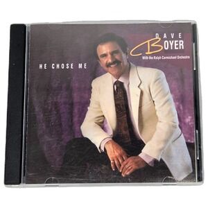 Dave Boyer He Chose Me CD 1991 Gospel Christian Album Light Records Music EUC